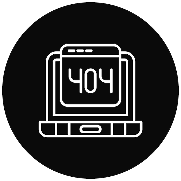 404 error icon vector image can be used for cyber security