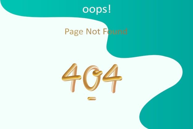 404 Page not found Website error