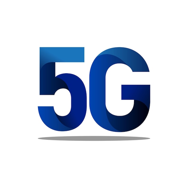 5G technology vector design template