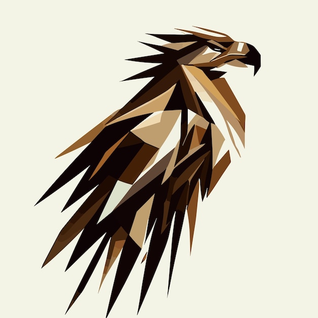 a bird with a large head and wings that says'eagle'on it