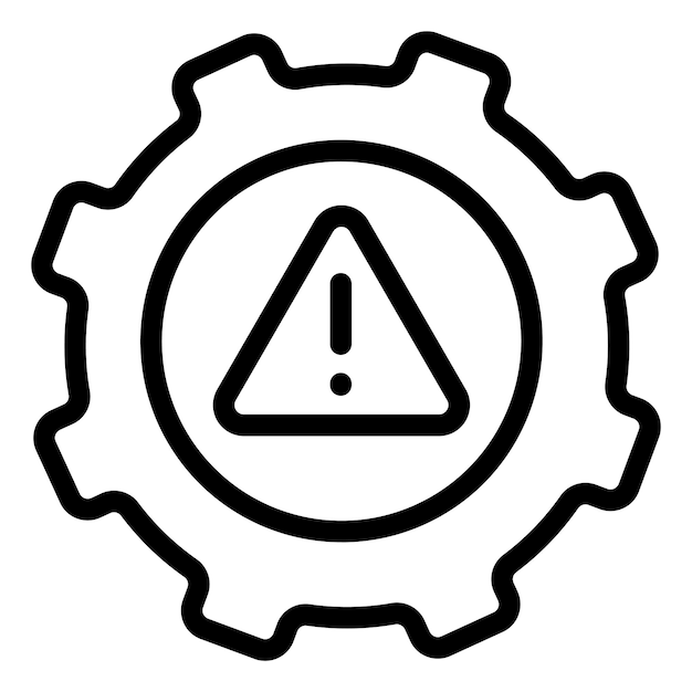 a black and white symbol with a triangle in the middle