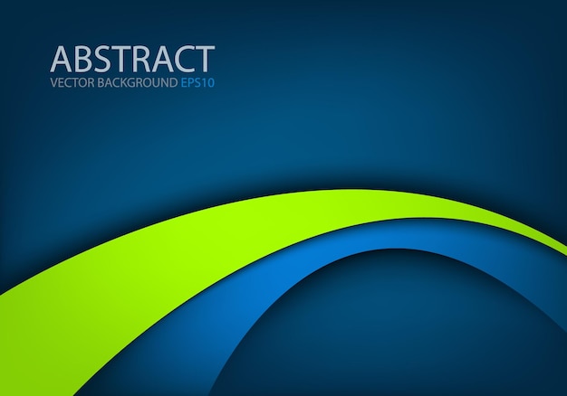 a blue background with a green and blue sign that says quot abstract quot