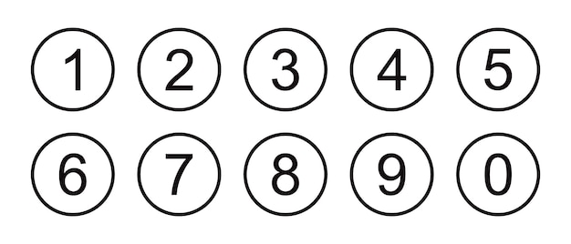 a button with the number 2 on it