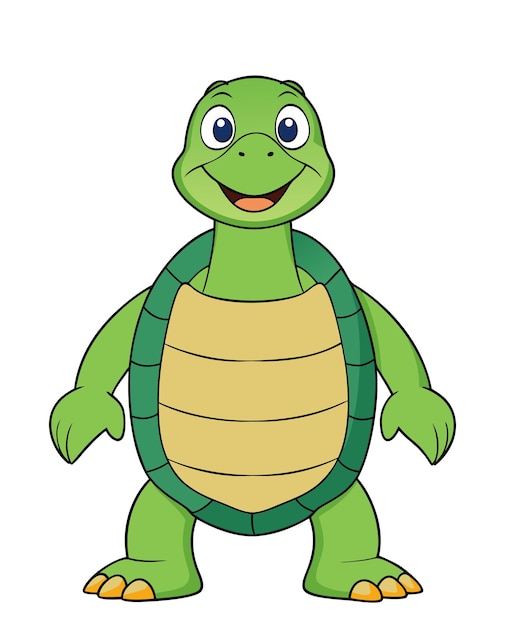 a cartoon of a turtle with a turtle on its back