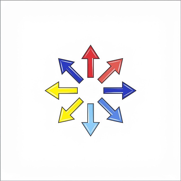 a circular object with arrows pointing to the right and the word quot arrows quot