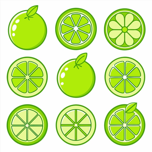 a collection of lemons and limes with a lemon on the bottom