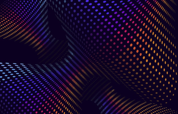 a colorful background with a pattern of lines and dots