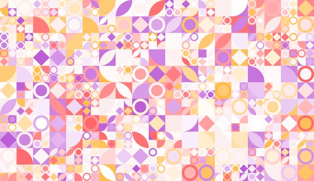 A colorful background with circles and the word love on it.