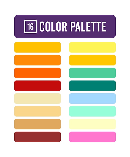 a colorful square with the color color of the color