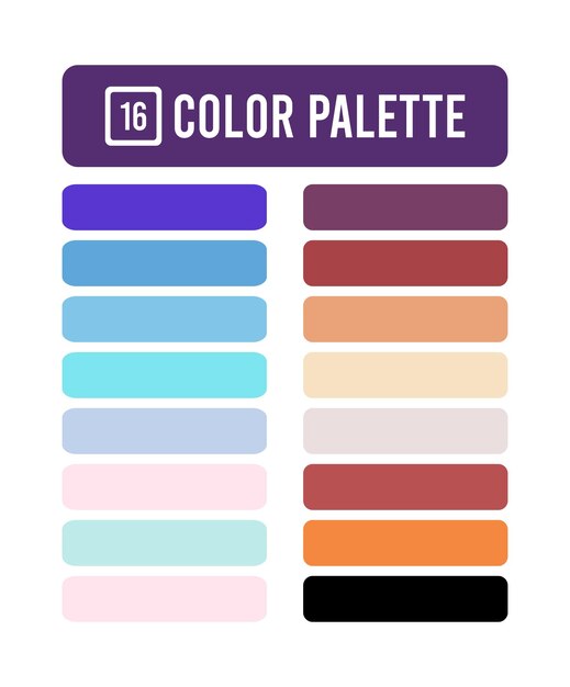 a colorful square with the color color of the color