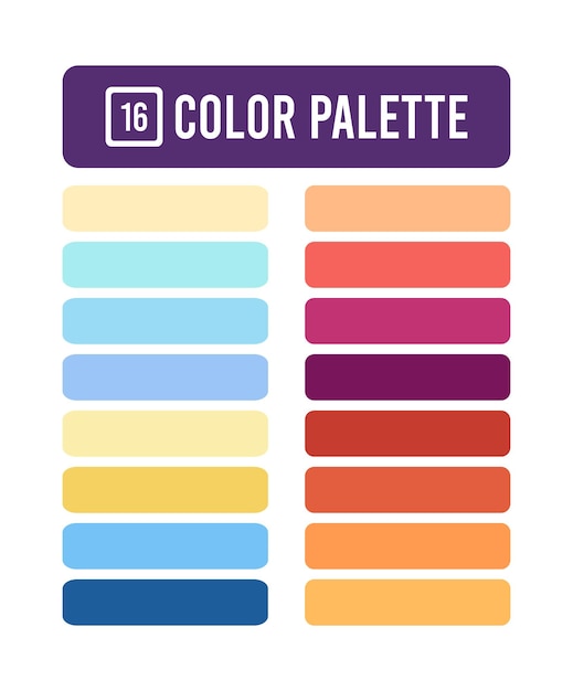 a colorful square with the color color of the color