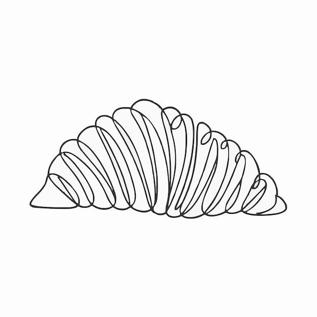 a drawing of a caterpillar with a line drawing of a shell