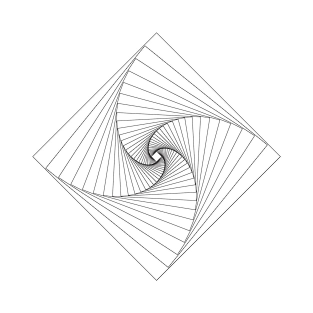a drawing of a spiral that has a spiral on it