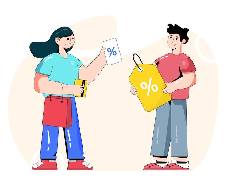 Vektor a flat vector illustration of add to cart
