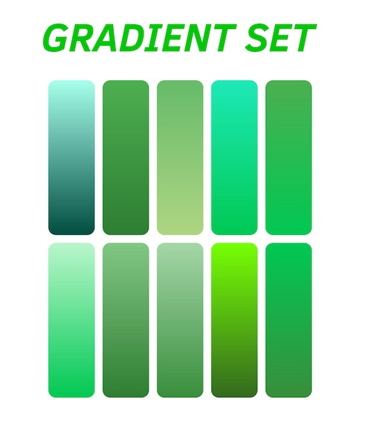 a green and blue logo for a set of different colored squares