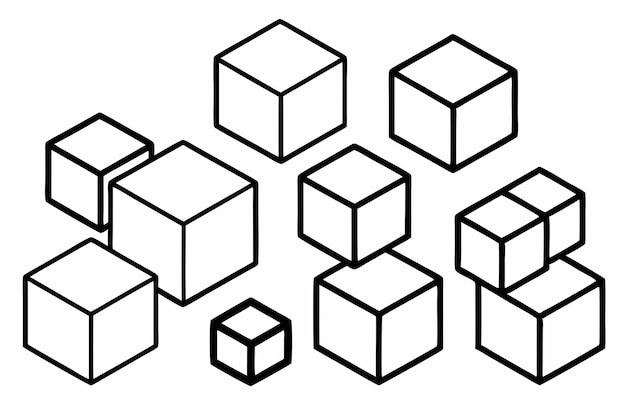 a line of boxes with one that has the word quot boxes quot on it
