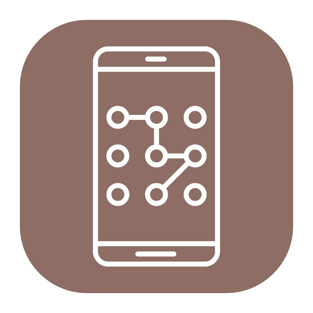 a phone with a white background with a brown background