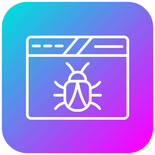 a picture of a bug on a blue and purple background