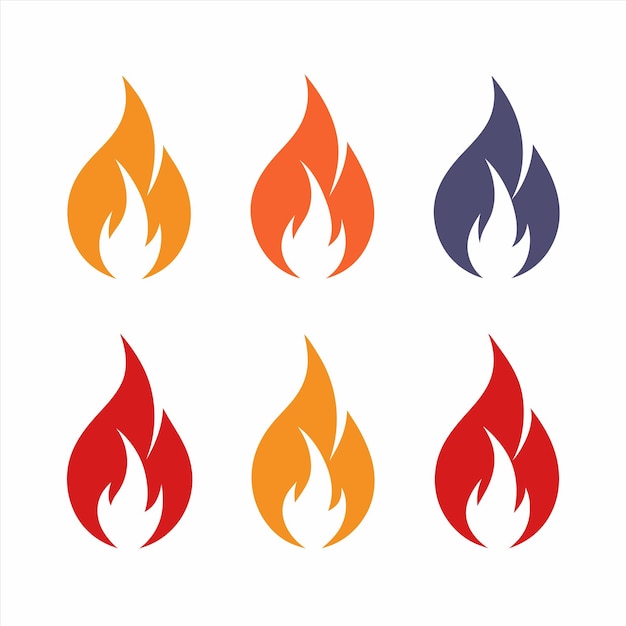 a picture of a fire that has flames on it