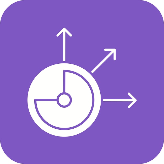 a purple sign with arrows pointing to the right and right