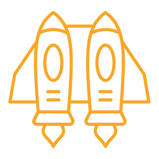 a rocket with the letters o and the number 2 on it