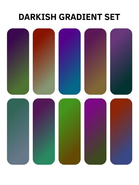 a row of multicolored squares with different colors