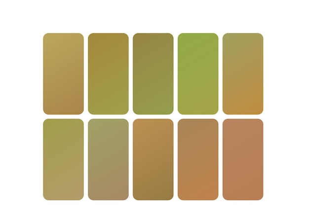 a series of different colored squares with different colors