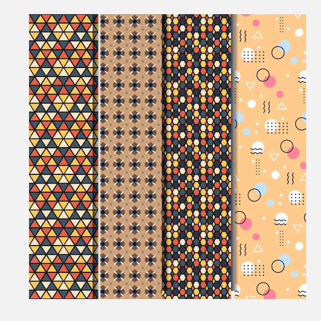 a set of patterns for a design