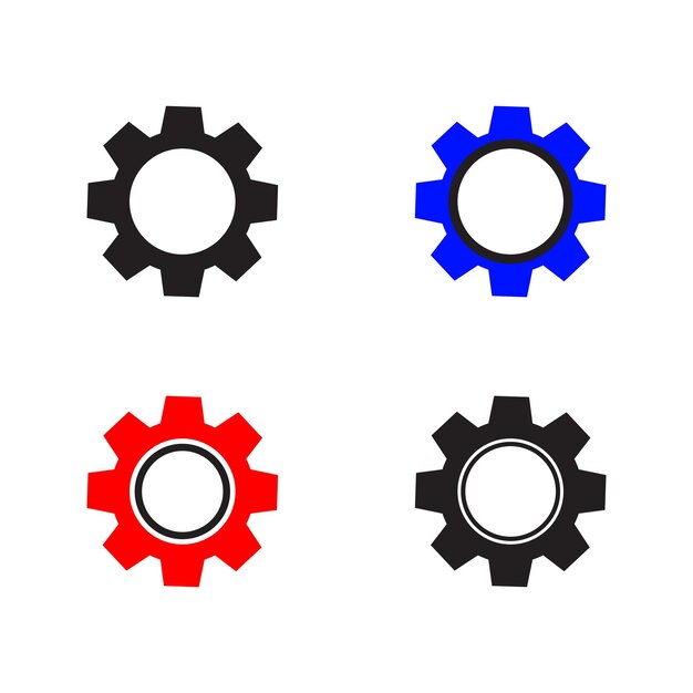 a set of setting icons