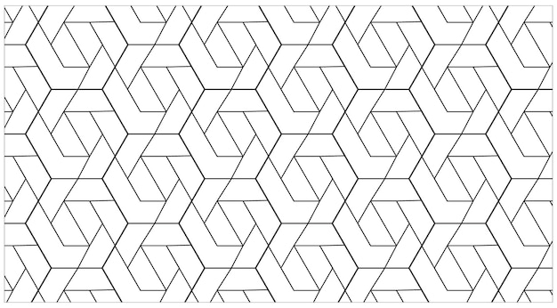 a white background with a pattern that has the words hexagon on it