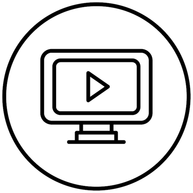 a white circle with a black circle around the top of it