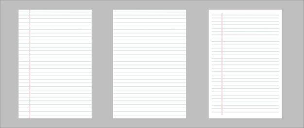 a white sheet of paper vector