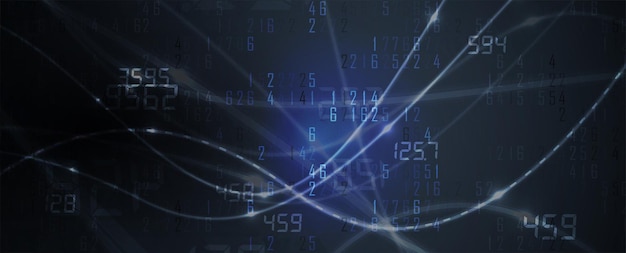 abstract artificial intelligence technology web background virtual concept