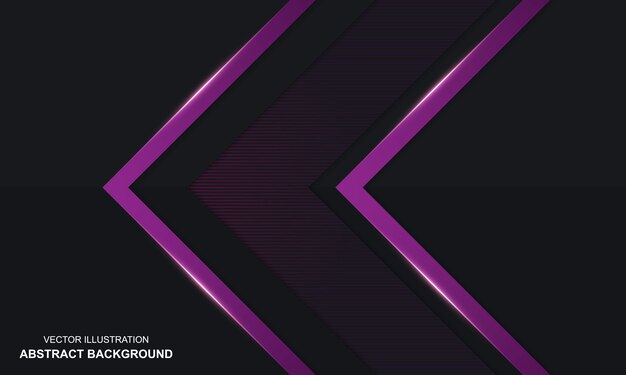 Abstract background black dop and purple luxury modern design