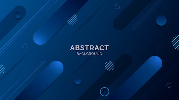 Abstract background blue design fluid flow gradient with geometric lines and light effect