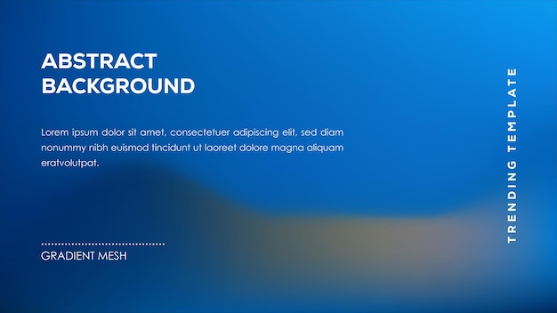 abstract background gradient mesh trending template design