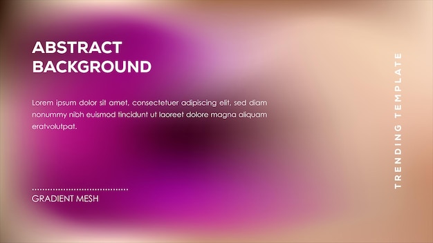 abstract background gradient mesh trending template design