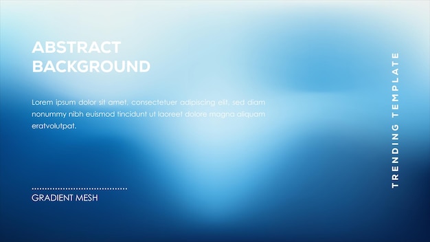 abstract background gradient mesh trending template design