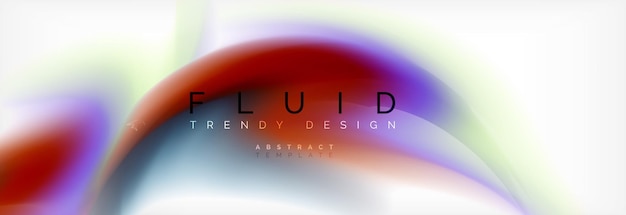Abstract background holographic liquid colors design