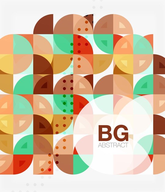 abstract background of circle elements vector template background for workflow layout diagram number options or web design