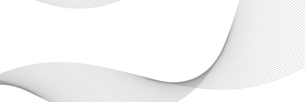 abstract background vector grey with dynamic waves for business design
