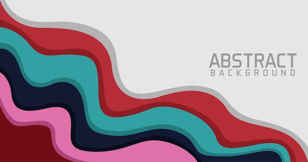 Abstract background vector with color effect