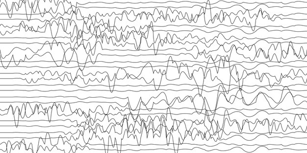 abstract background with distorted line shapes vector