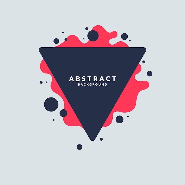 Abstract background with geometric shapes Vector template