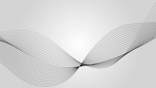 Abstract background with gray halftonesVector dynamic wave EPS 10