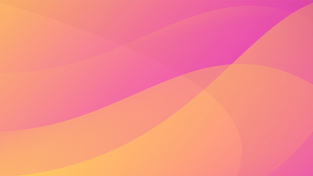 abstract background with pinkorange gradient color and simple curves