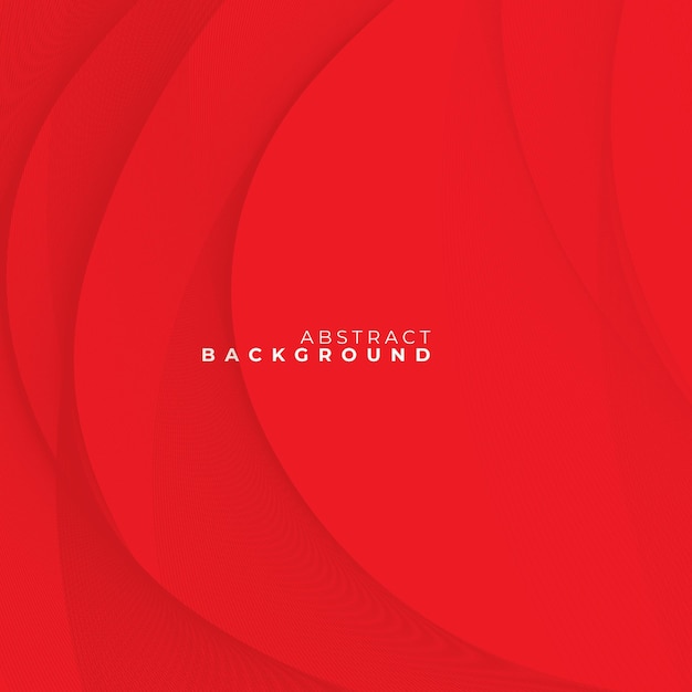 Abstract background with red curved lines and gradient colors