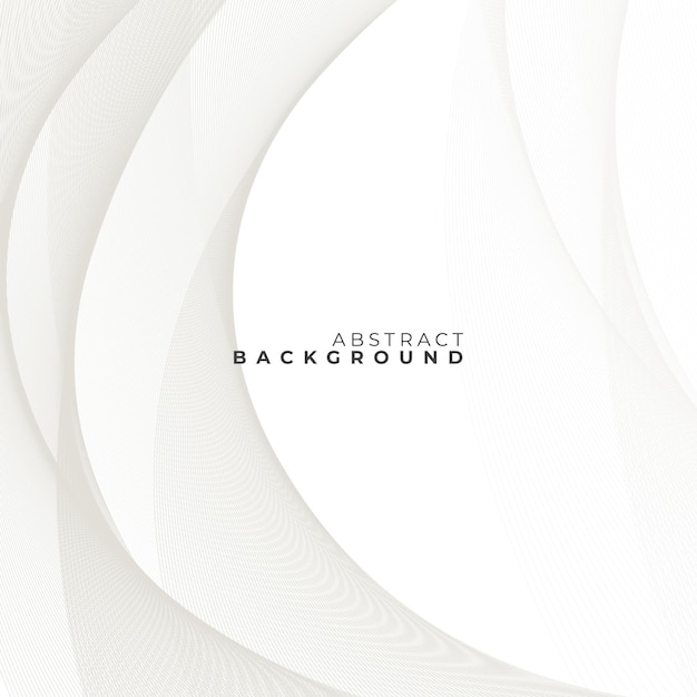 abstract background with white curved lines and soft gradient colors