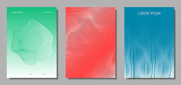 abstract backgrounds with wave lines