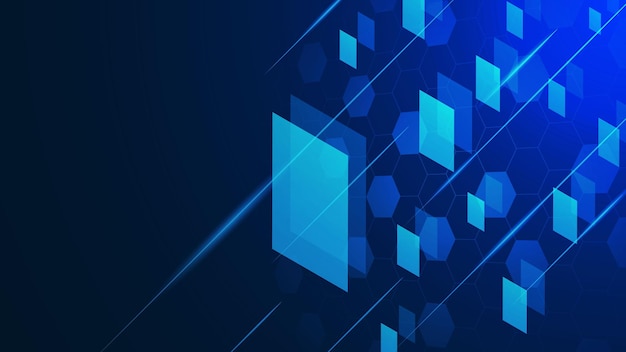Abstract big data or internet speed connection concept Digital Cyber nano information technology